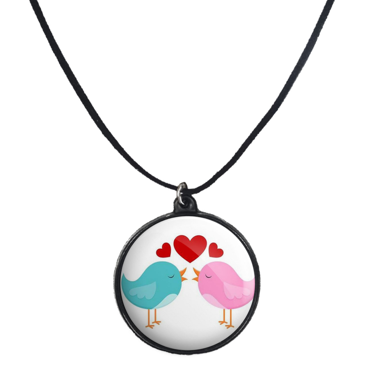 گردنبند پرمانه طرح عاشقانه کد pmb.5552 مدل دو طرفه