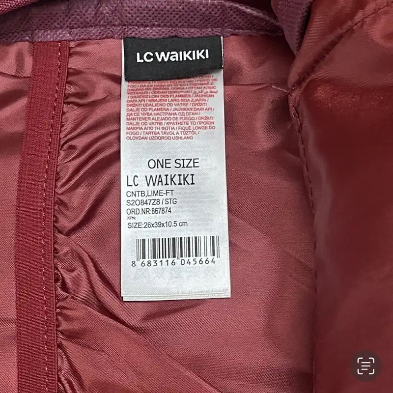 کوله پشتی ال سی وایکیکی مدل 8627