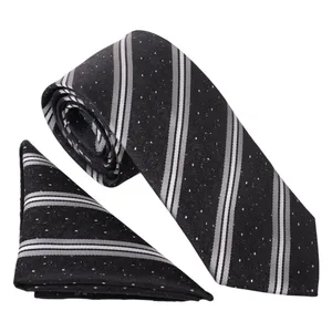 ست کراوات و دستمال جیب مردانه نسن مدل V16