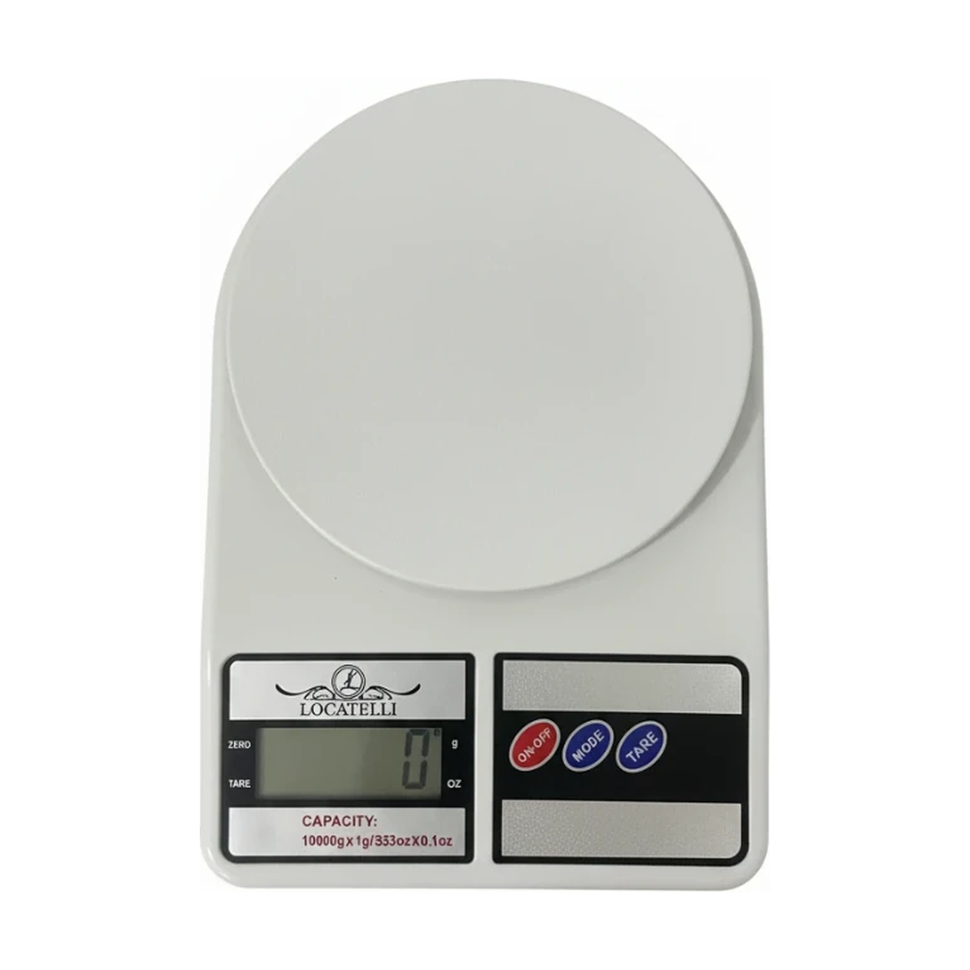 ترازو آشپزخانه دیجیتال لوکاتلی مدل sf-400 حداکثر ظرفیت قابل اندازه-گیری 10 کیلوگرم با دقت اندازه-گیری 1 گرم