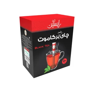 چای سیاه ساشه ای برگاموت رابسین بسته 50 عددی