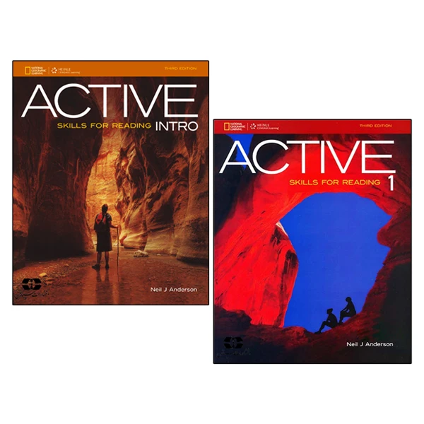 کتاب Active Skills For Reading اثر Neil J Anderson انتشارات سپاهان 2 جلدی