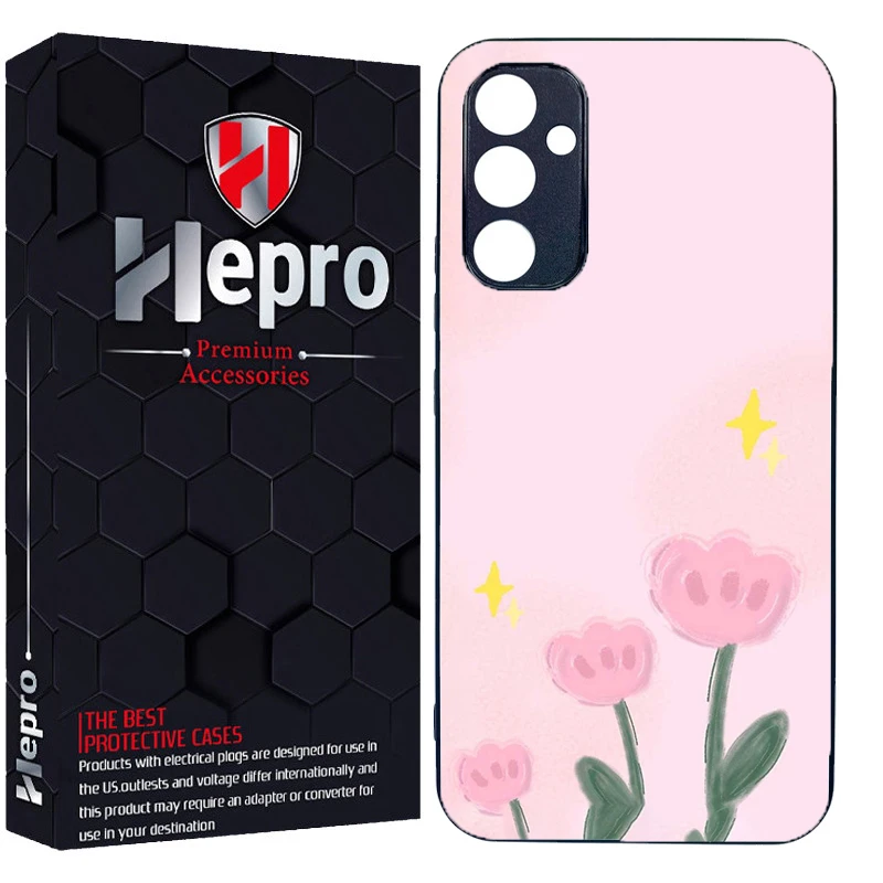 کاور هپرو طرح گل کد Dimo-873 مناسب برای گوشی موبایل سامسونگ Galaxy A24