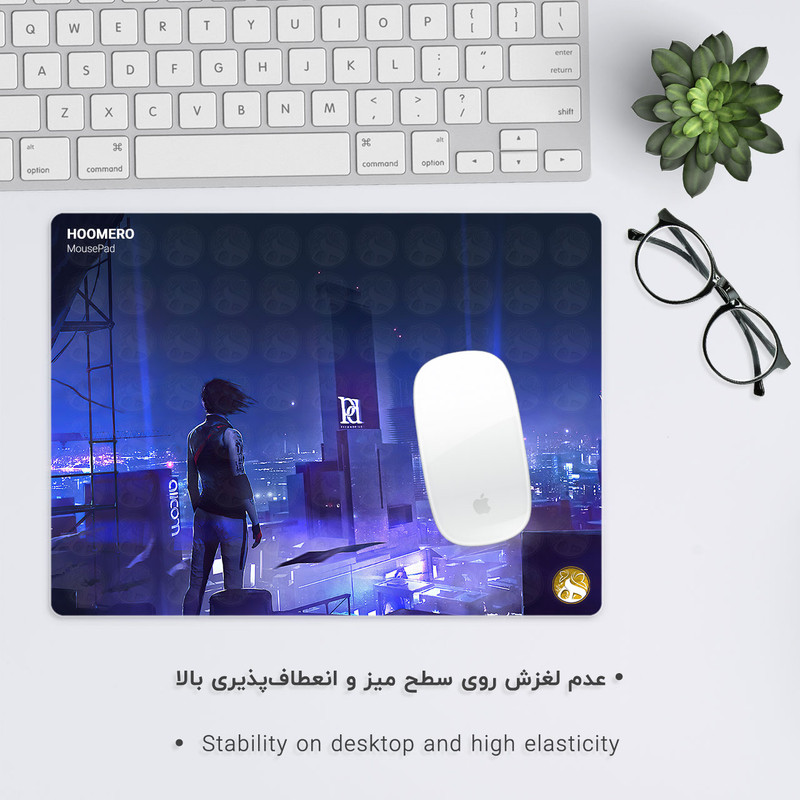 ماوس پد هومرو مدل A4732 طرح بازی Mirrors Edge 2