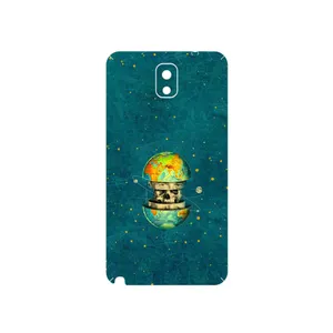 MAHOOT Collage of Earth Face Cover Sticker for Samsung Galaxy Note 3
