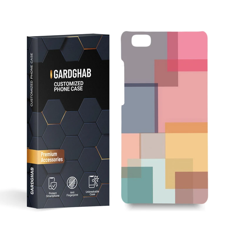 کاور گارد قاب مدل ساده مناسب برای گوشی موبایل هوآوی p8 lite 2015