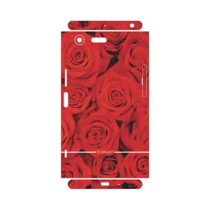 MAHOOT Red-Flower-FullSkin Cover Sticker for Sony Xperia XZ Premium