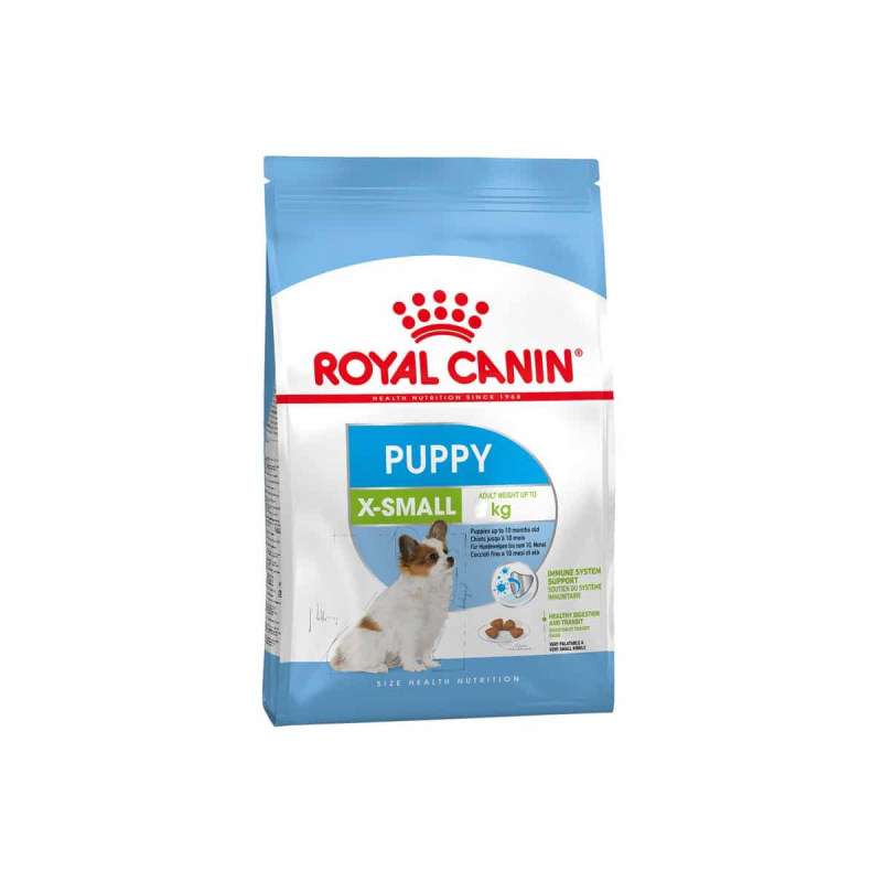 غذای خشک سگ رویال کنین مدل x-small puppy وزن 500 گرم