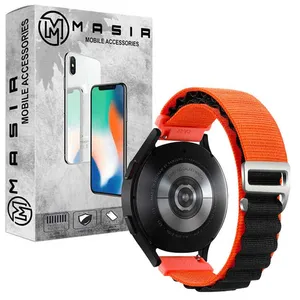 بند مسیر مدل LOOP ALPINE کد dual color مناسب برای ساعت هوشمند سامسونگ Galaxy Watch 3 45 mm