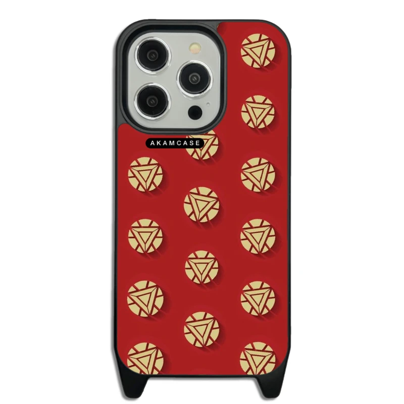 کاور آکام مدل AMC-WLA14PRO-IRON MAN2 مناسب برای گوشی موبایل اپل iPhone 14 Pro