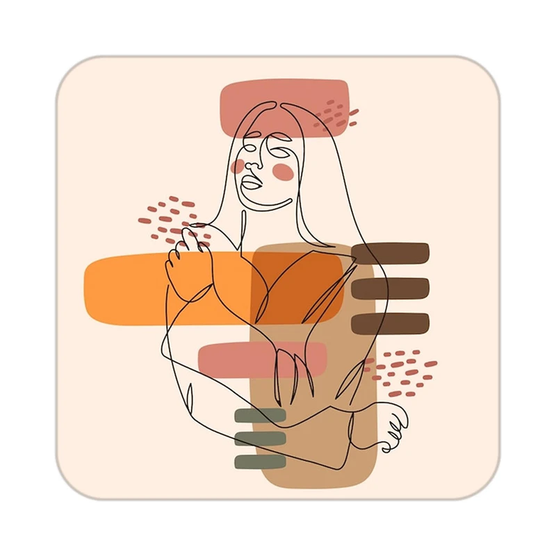 زیر لیوانی کاکتی طرح عاشقانه مدل mp37966