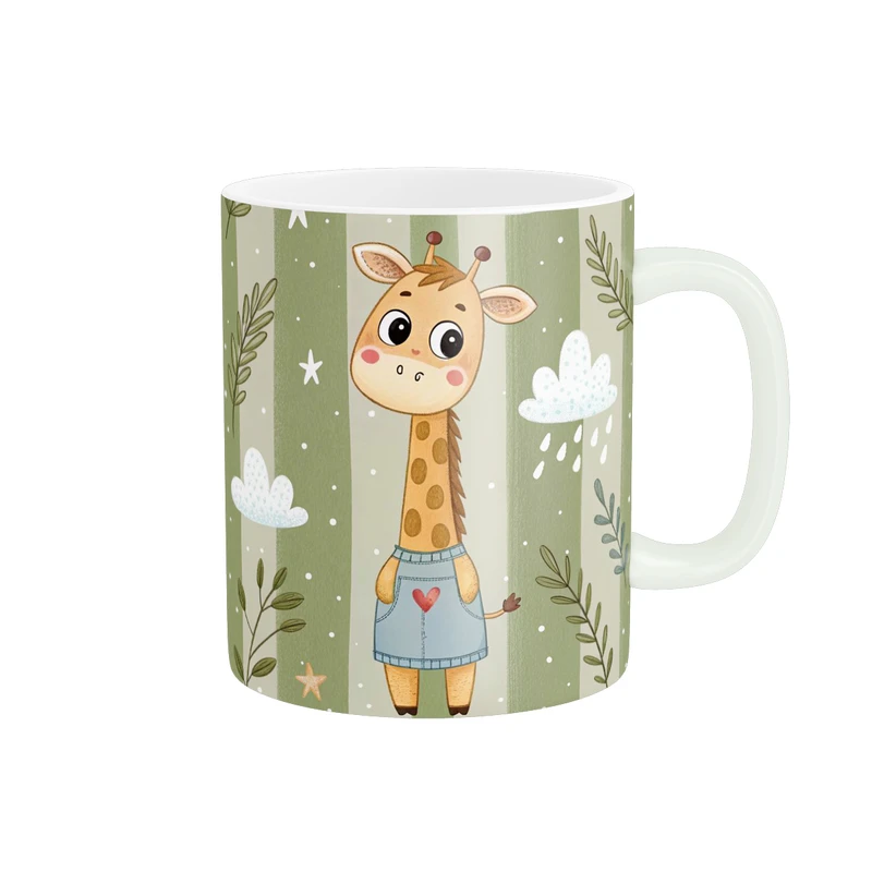 ماگ پاد آفرین طرح زرافه کد 2498