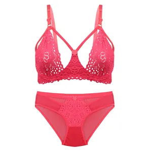 ست شورت و سوتین زنانه مدل گیپور کد 8-367