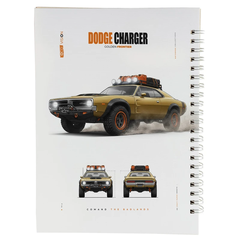 دفتر طراحی 60 برگ مدل ماشین