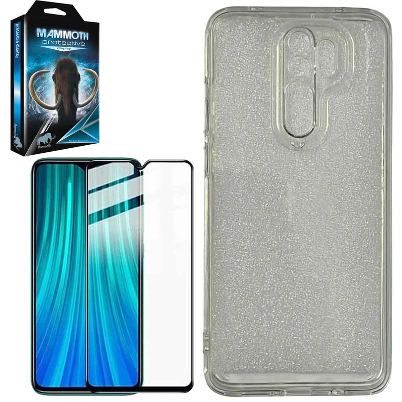 کاور ماموت مدل لنز برشی مناسب برای گوشی موبایل شیائومی Redmi Note 8 Pro به همراه محافظ صفحه نمایش