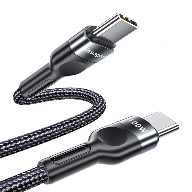 کابل تبدیل USB-C به USB-C اساگر مدل CXB09 طول 1 متر