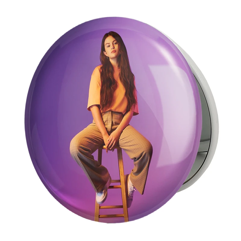 آینه جیبی خندالو طرح سلنا گومز Selena Gomez مدل تاشو کد 19195 