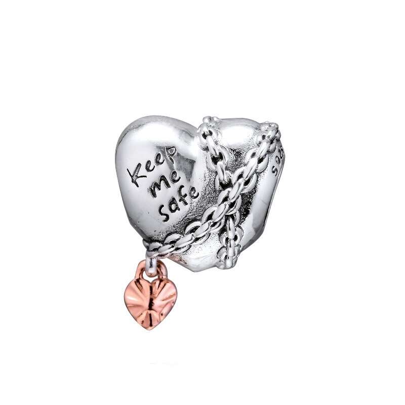 آویز گردنبند نقره زنانه پاندورا مدل Chained Heart
