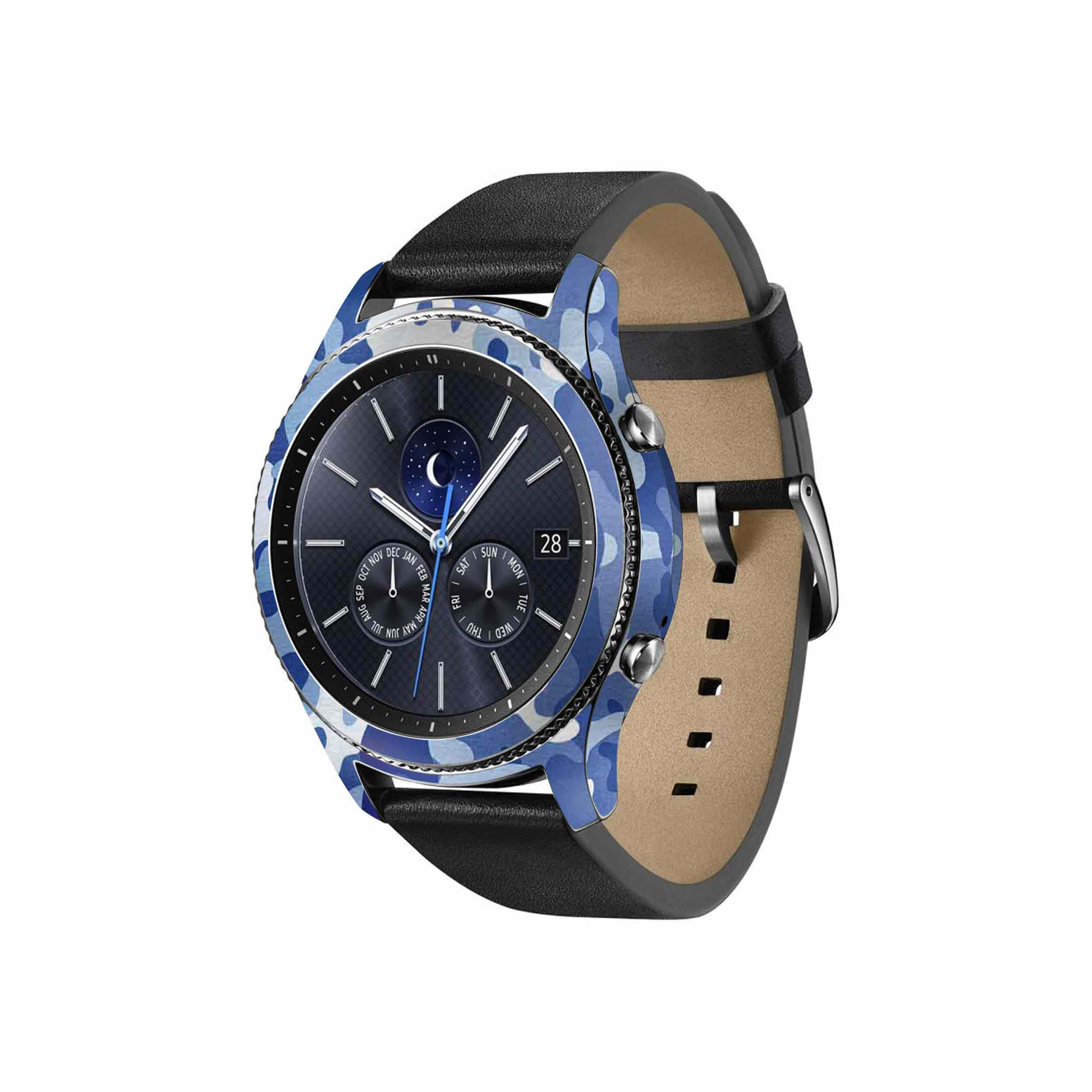 برچسب ماهوت طرح Army-Winter مناسب برای ساعت هوشمند سامسونگ Galaxy Gear S3 Classic