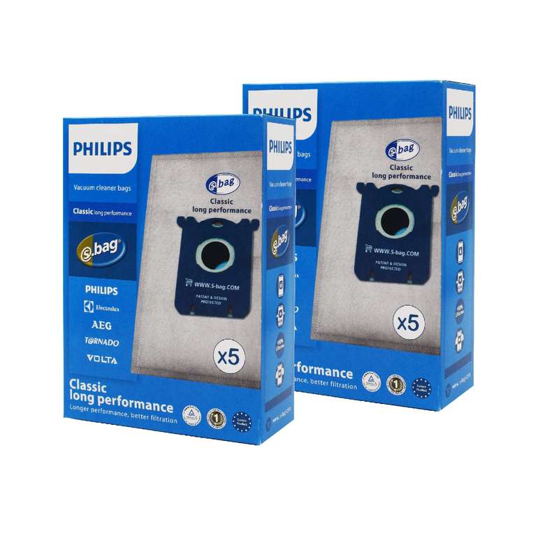 پاکت جاروبرقی مدل Classic مناسب جاروبرقی فیلیپس مجموعه 2 عددی