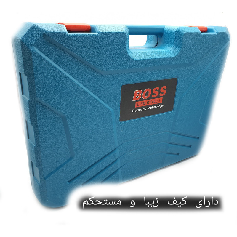 مجموعه 3 عددی دریل بتن کن و مینی فرز و بکس شارژی باس مدل 3PS مجموعه 3 عددی دریل بتن کن و مینی فرز و بکس شارژی باس مدل 3PS