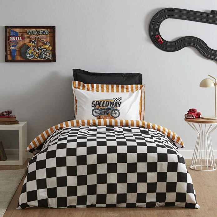 سرویس روتختی 1 نفر 3 تکه کاراجا هوم مدل Young Speed Way