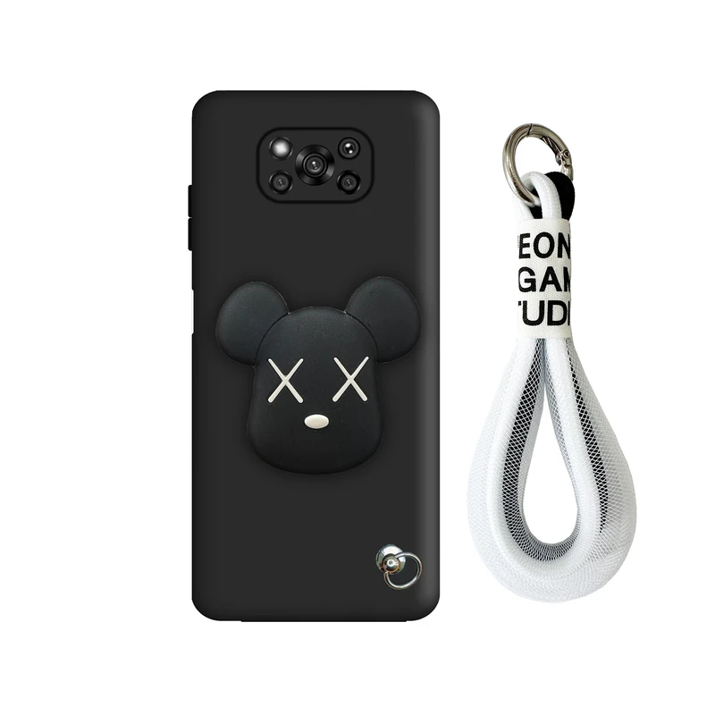کاور قاب گوشی مدل فانتزی طرح روبات مناسب برای گوشی موبایل شیائومی Poco X3 / Poco X3 Pro به همراه بندآویز