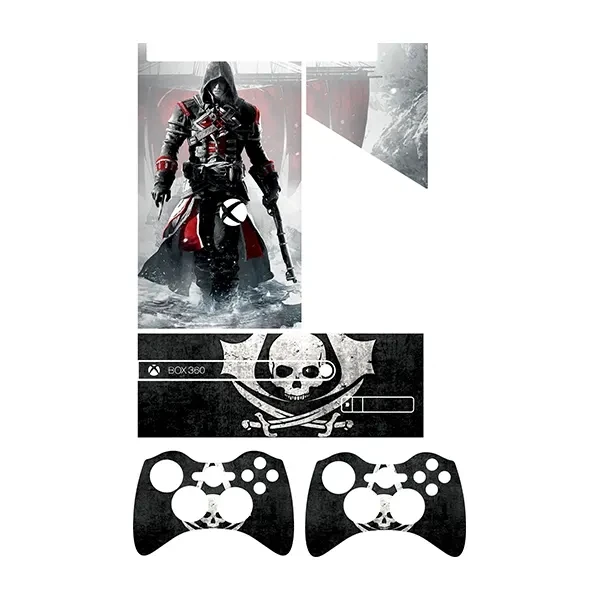  برچسب ایکس باکس 360 سوپر اسلیم طرح Assassins Creed کد 8 مجموعه 4 عددی