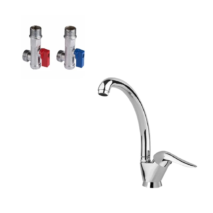 شیر آشپزخانه مدل رومکس به همراه شیر پیسوار