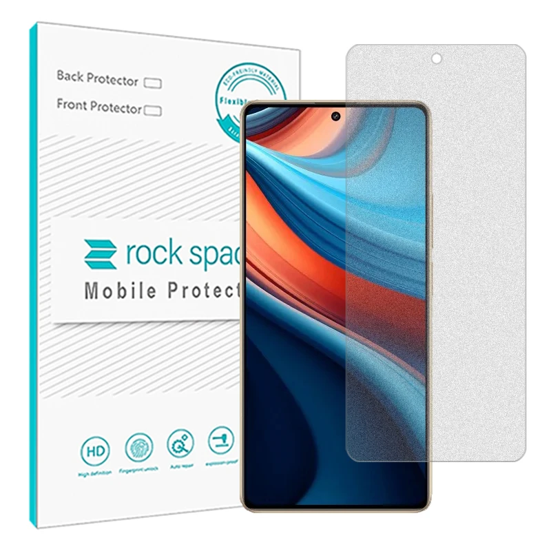 محافظ صفحه نمایش گیمینگ راک اسپیس مدل Resistant مناسب برای گوشی موبایل شیائومی Redmi Note 13R Pro