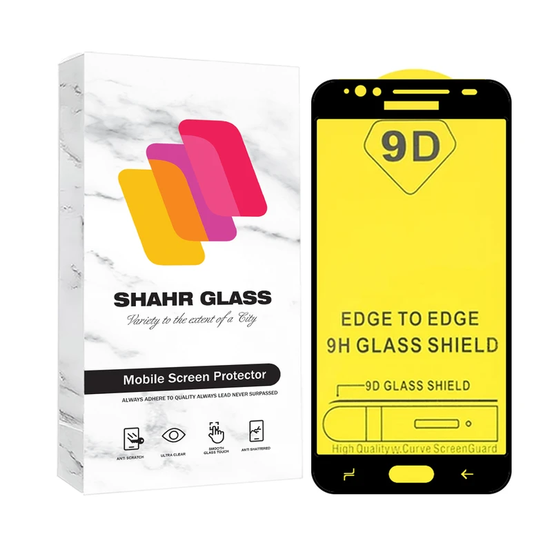 محافظ صفحه نمایش شهر گلس مدل FULLSH مناسب برای گوشی موبایل سامسونگ Galaxy J7 Prime 