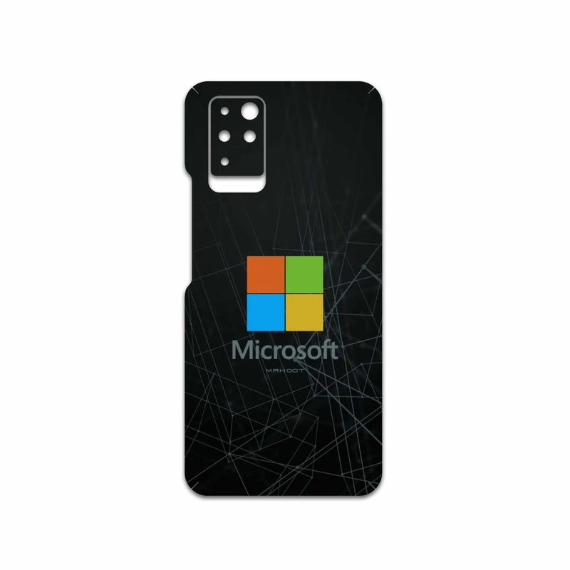 برچسب پوششی ماهوت مدل Microsoft-Logo مناسب برای گوشی موبایل اینفینیکس Note 10