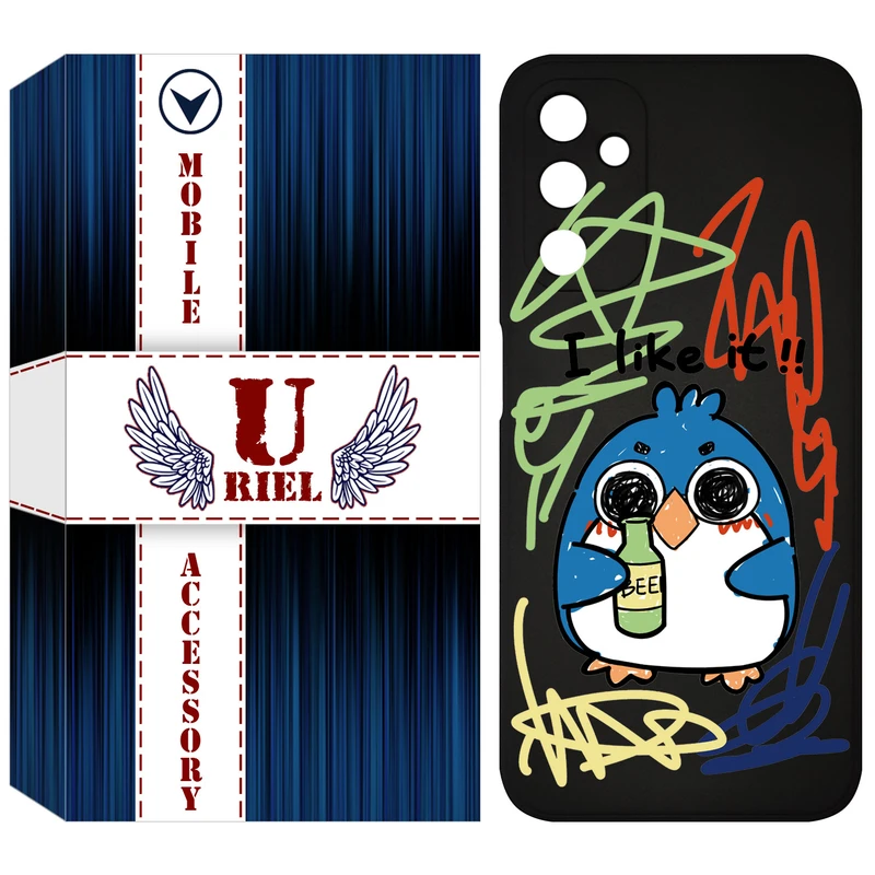 کاور یوریل مدل KSH کد 23 طرح جوجه ی نقاش مناسب برای گوشی موبایل سامسونگ Galaxy M14