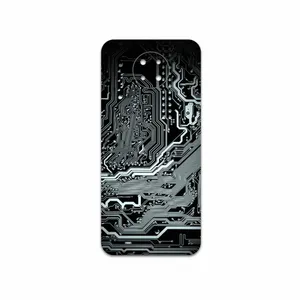 MAHOOT Black-Printed-Circuit-Board Cover Sticker for Nokia G10