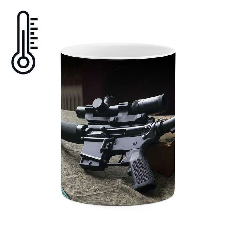 ماگ حرارتی کاکتی مدل اسلحه کد mgh12280