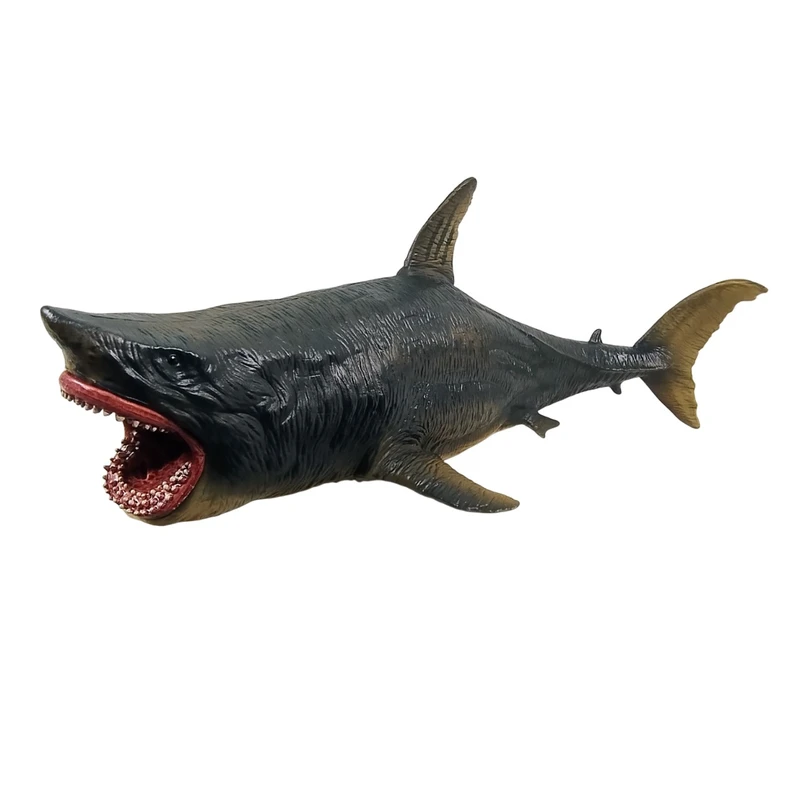 فیگور مدل کوسه مگالادون طرح Otodus طول 26 سانتی متر
