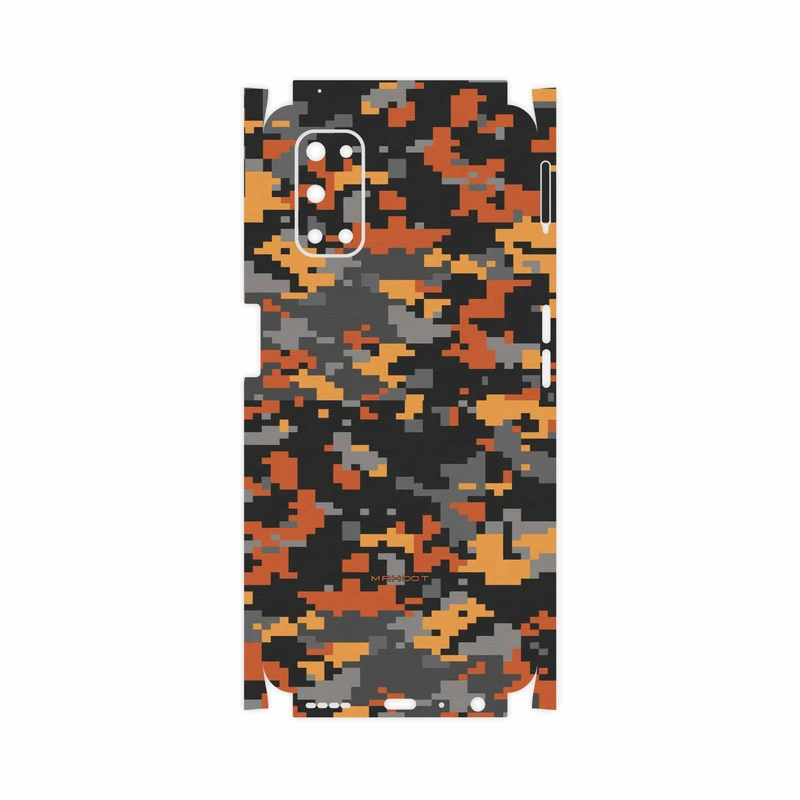 برچسب پوششی ماهوت مدل Army-Autumn-pixel-FullSkin مناسب برای گوشی موبایل ریلمی 7 5G
