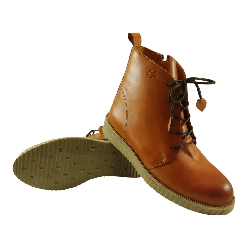 نیم بوت زنانه مدل چرم طبیعی کد 675.1