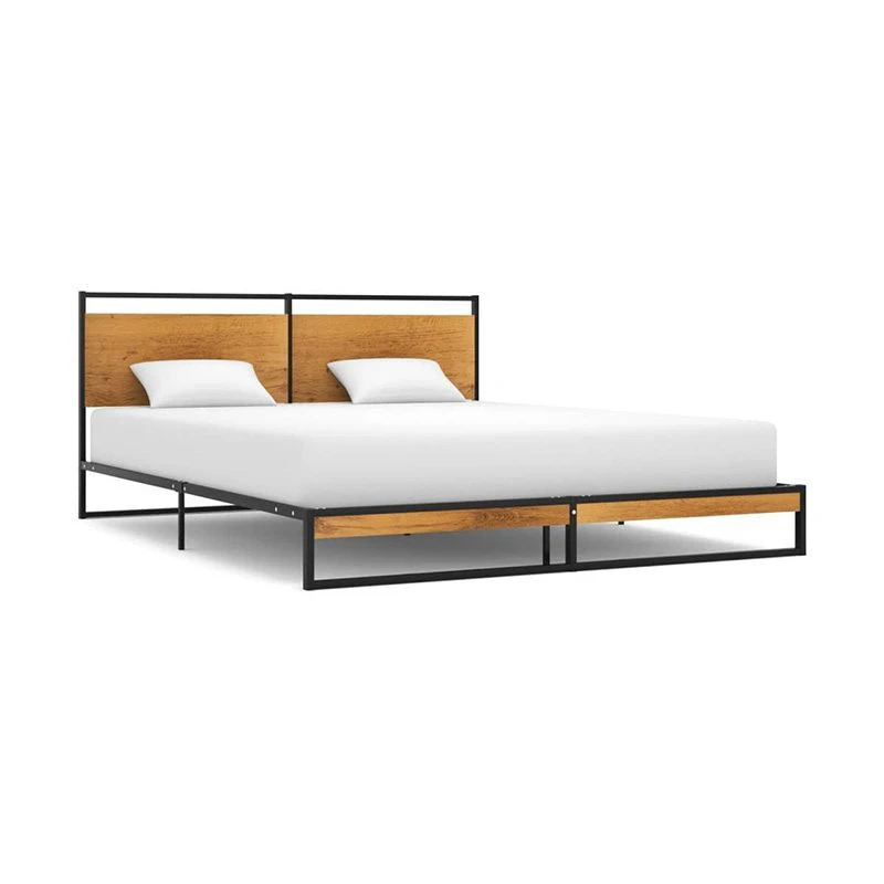 تخت‌خواب ام دی اف دو نفره هیراد مدل Z124-MDF سایز 190 * 210 سانتی‌متر