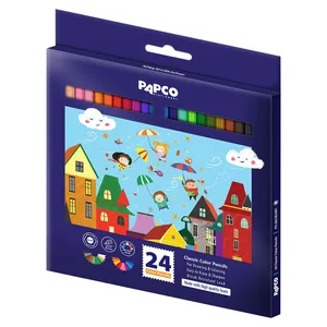 مداد رنگی 24 رنگ پاپکو مدل PS-26LCB2401
