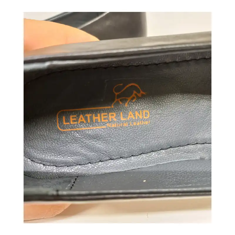 کفش روزمره زنانه سرزمین چرم مدل کد 141806 رنگ مشکی