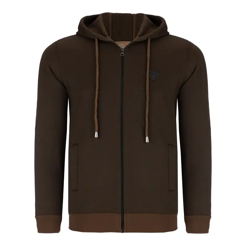 کاپشن مردانه رایکا کد 2273 رنگ قهوه ای
