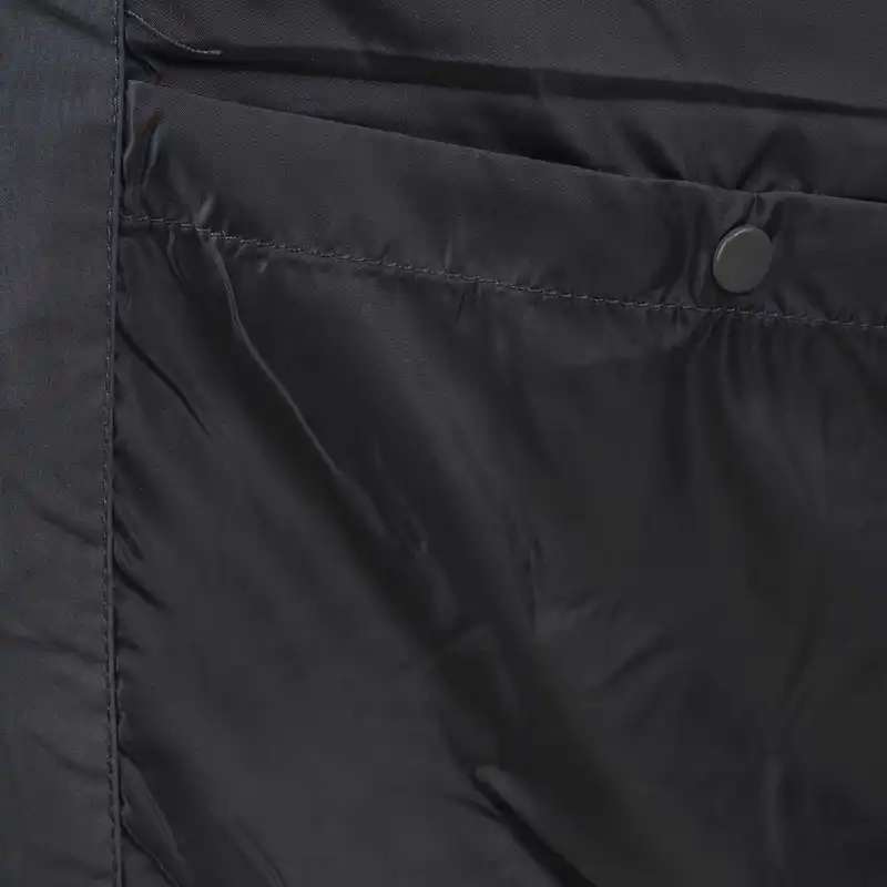 کاپشن مردانه جوتی جینز مدل کلاهدار کد 122139 رنگ طوسی تیره