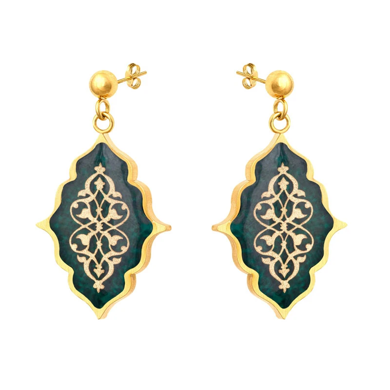 گوشواره زنانه دانژه مدل پیچک