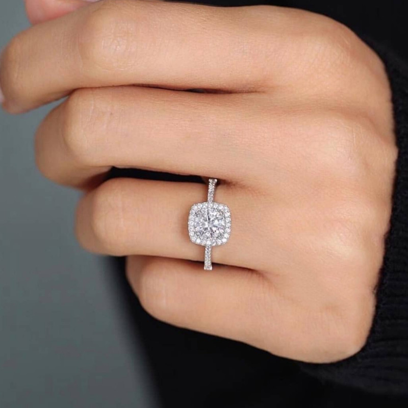 انگشتر نقره زنانه مدل RI R2