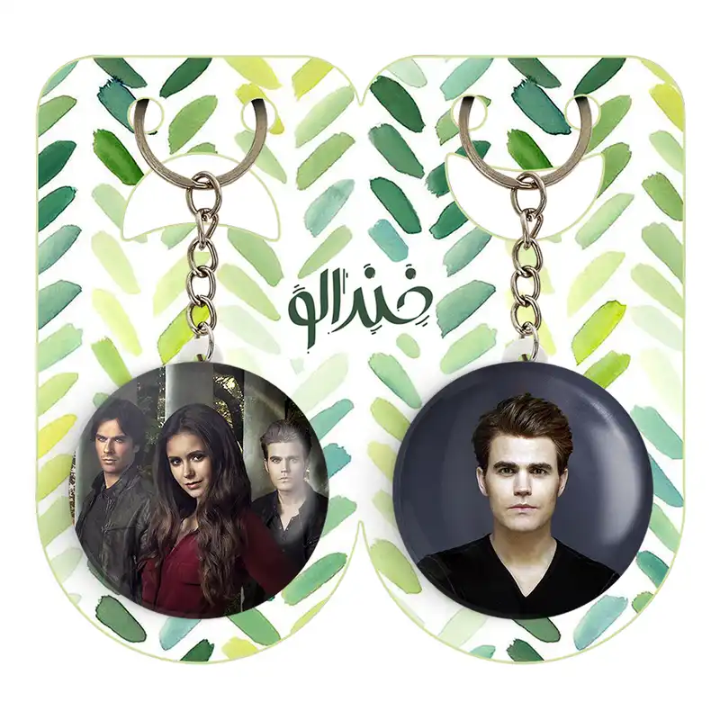 جاکلیدی خندالو مدل استفان سالواتوره و الینا و دیمون خاطرات یک خون آشام The Vampire Diaries کد 2026520271 مجموعه 2 عددی