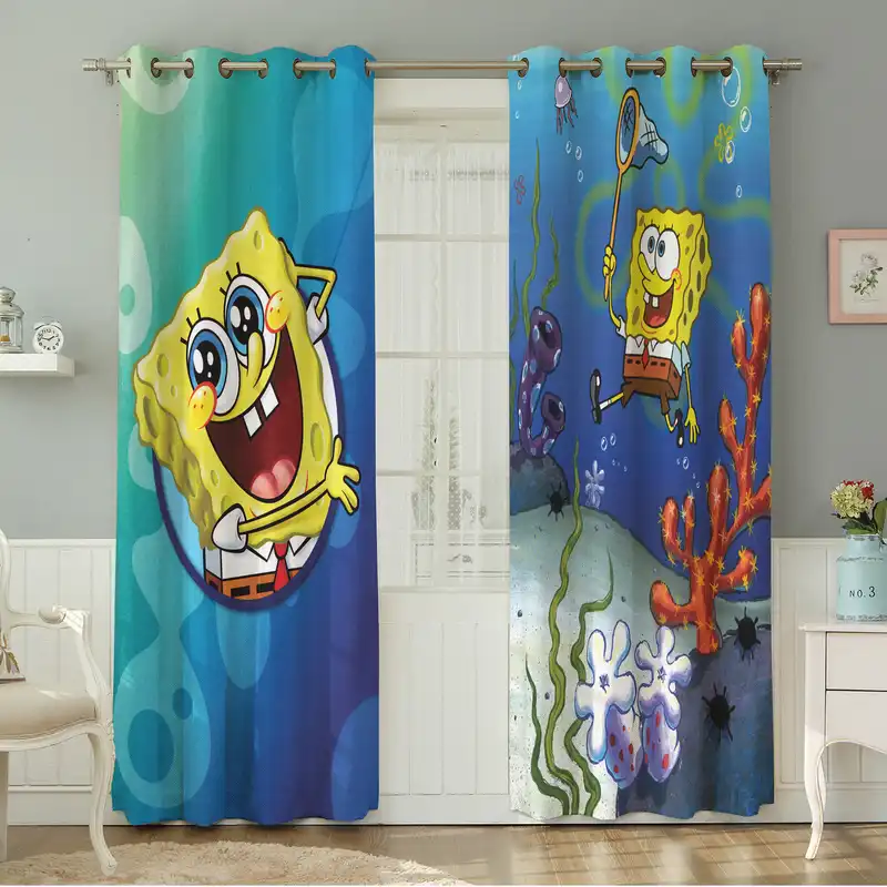 پرده نیروانا طرح کودک مدل مخمل کد 8498سایز 140×280 سانتی متر