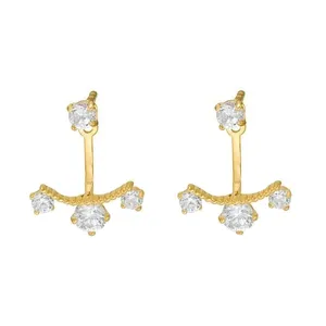 گوشواره طلا 18 عیار زنانه قیراط کد GH5892