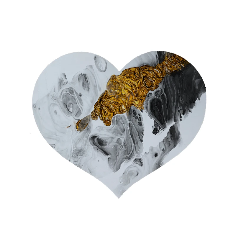  پادری مدل قلب طرح فانتزی کد 8630 سایز 90x90 سانتی متر