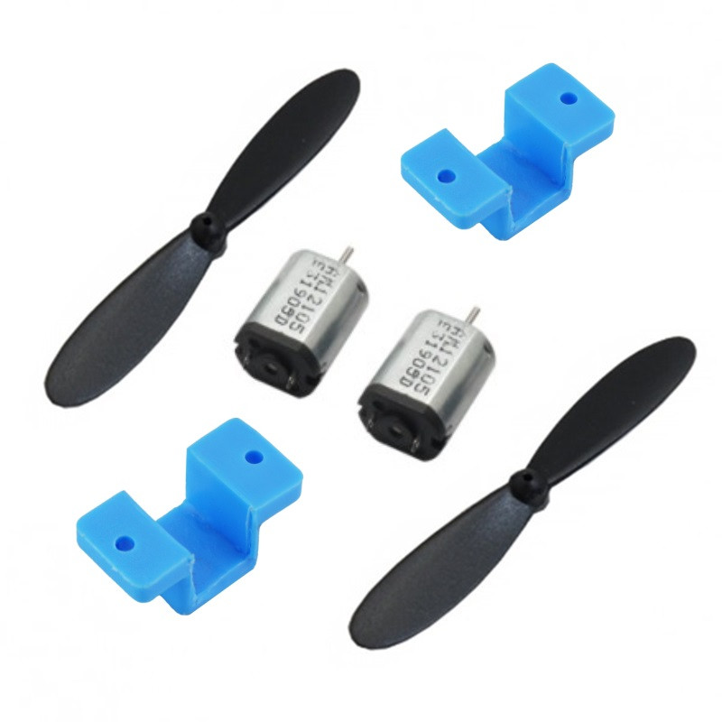 موتور و ملخ و براکت ربات مدل N20 بسته 6 عددی